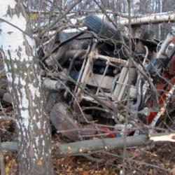 В Татарстане в перевернувшемся КАМАЗе погиб 32-летний водитель (ФОТО)
