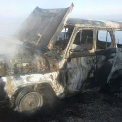 В Камском Устье сожгли два «УАЗа» (ФОТО)