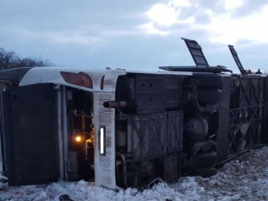 В ДТП с автобусом в Ростовской области погибли четыре человека (ФОТО)