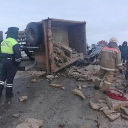 Жуткое ДТП в Татарстане: грузовик раздавил водителя и пассажира «Лады» (ФОТО)