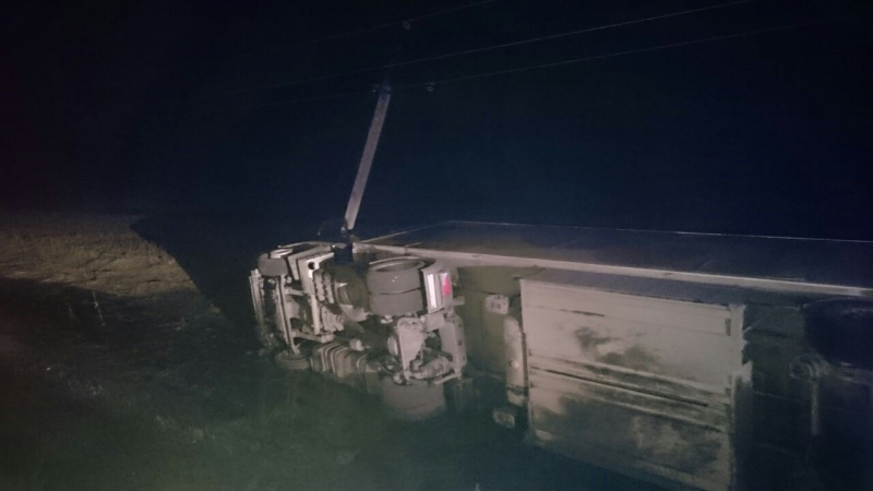 В Татарстане водитель грузовика погиб, вылетев в кювет (ФОТО)