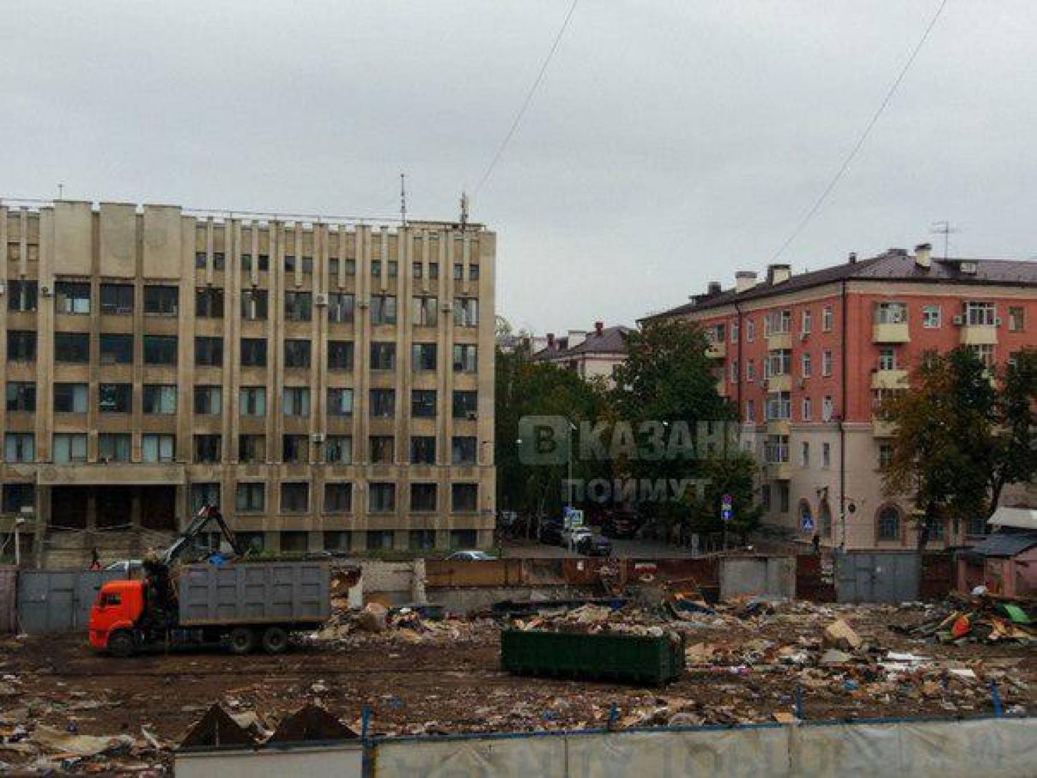 В Казани снесли Чеховский рынок: фото руин публикуют в соцсетях (ФОТО)