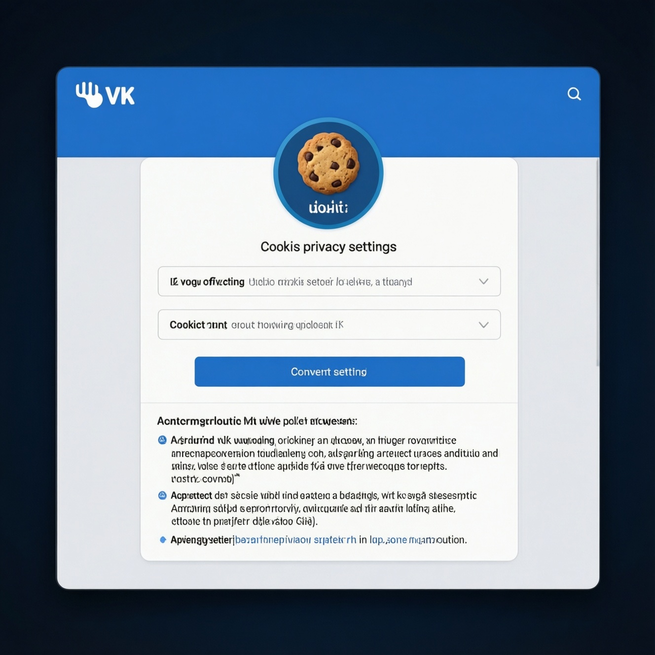 Настройки cookies и конфиденциальности Vk и поиска: что выбрать пользователю Настройки cookies и конфиденциальности Vk и поиска: что выбрать пользователю
